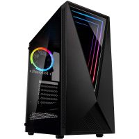 kolink void rgb cristal templado usb 30 negra