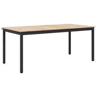 mesa de comedor natural 140 x 80 x 75 cm madera de pino macizo vidaxl