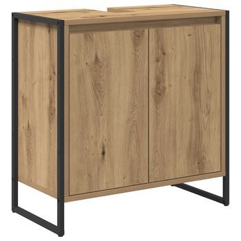 Gabinete De Baño Roble Artisan 60 X 30 X 60 Cm Vidaxl