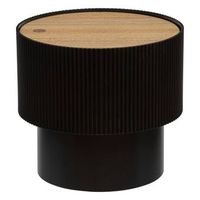 mesa de centro enola de chapa de fresno d385cm negro