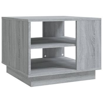 Mesa De Centro 55x55x43 Cm Madera - Gris