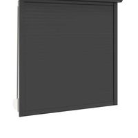 persiana enrollable manual antracita 130 x 140 cm vidaxl