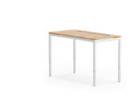 escritorio elevable integrado de madera maciza