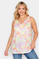 yours top sin mangas semitransparente colores pastel mujer curvy y tallas grandes yours