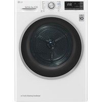 fdj608w wifi-enabled 8 kg heat pump tumble dryer - white white
