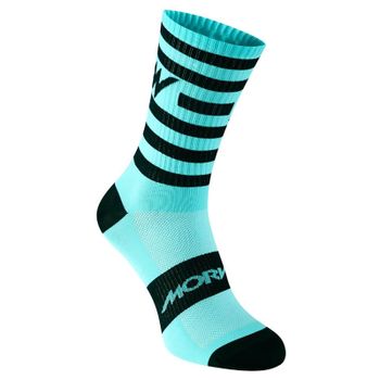 Morvelo Series Stripe Celeste Socks - S/M