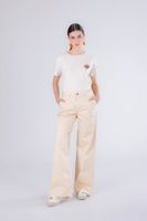 pantalones anchos tenidos en prenda sand