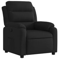 sillon de salon  silla  sillon reclinable de tela negro