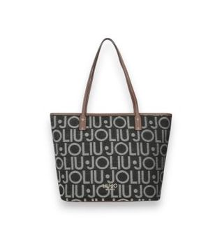 Liu Jo para mujer. AF6070-T769A Bolso Shopping Bag negro (OSFA), Casual, Poliéster