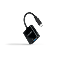 nanocable conversor usb-cm a vgah negro 10cm