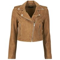 ikks cazadora de cuero bz48095 para mujer