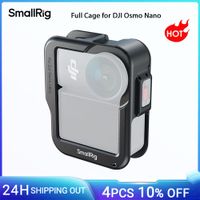smallrig nano full cage para camara de accion dji osmo nano con pines antitorsion de 14 -20 w zapata fria para disparar en viajes vlog-5759