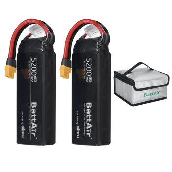 [UE/EE. UU. Directo] Batería Lipo Inteligente ISDT BattAir 11.1V 5200mAh 80C 3S de Segunda Generación XT60 Soporte Contr