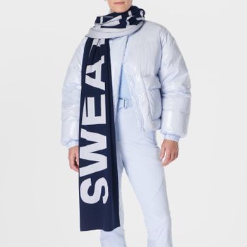 Sweaty Betty Cropped Ski  Coated Shell Puffer Coat - L