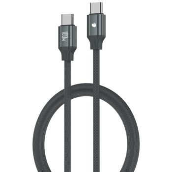 PcCom Essential Cable USB-C a USB-C 100W High Power E-marker Chip 1m