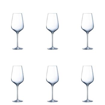 Juego de 6 copas vino cristal 25 cl