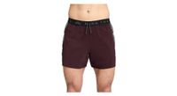 pantalon corto nike trail second sunrise 5in rojo gris para hombre