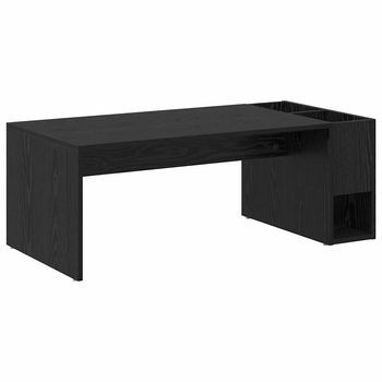 Mesa De Café - Mesa De Centro - Mesa Baja Roble Negro 101,5 X 50 X 37 Cm