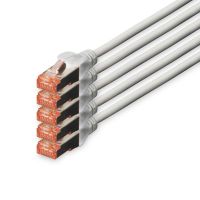 digitus cable de red s-ftp cat 6 lszh 10m gris 5 unidades