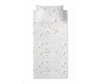 Juego de sábanas abcd b cama 105