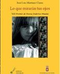 lo que miraran tus ojos (viii premio de poesia federico muelas)
