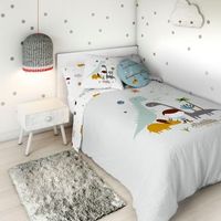 funda nordica reversible dinos 100 algodon cama 90