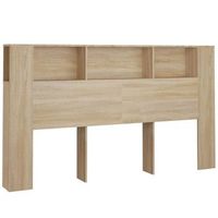 mueble cabecero color roble sonoma 180x185x1045 cm vidaxl