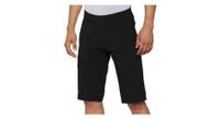 pantalon corto 100  ridecamp con forro negro