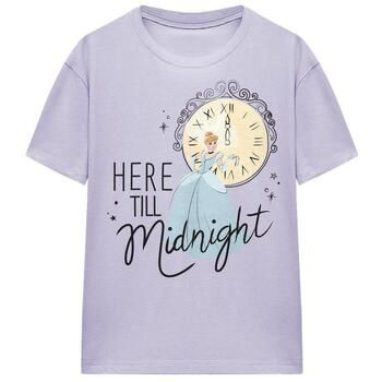 Cinderella Camiseta Here Till Midnight para mujer