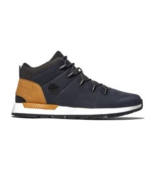 Timberland para hombre. TB0A5W3Z0191 Zapatillas de piel de media caña con cordones Sprint Trekker marino (41), Plano, Casual, Deportivo, Out