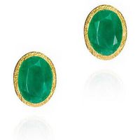 jorge revilla pendientes pendientes circulares con piedra natural zen birthstones para mujer
