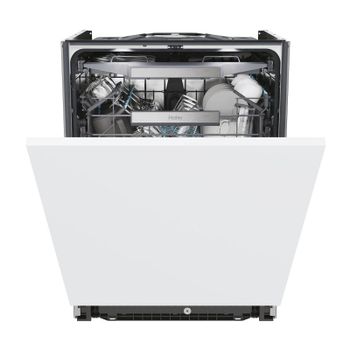 Lavavajillas Haier XS 4A4M3PB 14 Cubiertos Clase A Integrable con sensores Eco y secado avanzado