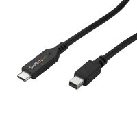 startech cable adaptador usb-c a mini displayport 18m negro