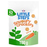 sma little steps organic carrot savoury crackers