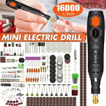 Kit de herramienta rotativa inalámbrica USB para trabajos en madera, grabado de joyas y metal, mini taladro inalámbrico