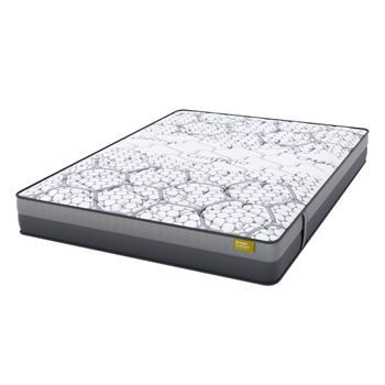 Colchón Hr Viscoelástico Grafeno Cloud Elegance 105x180 22 Cm Doble Cara Independencia De Lechos Firmeza Alta