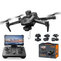 cdrc v168 pro max gps 5g wifi fpv con pantalla lcd plegable controlador 1080p hd doble camara gimbal eis de 3 ejes e