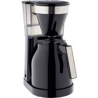easy top therm ii filter coffee machine - black black