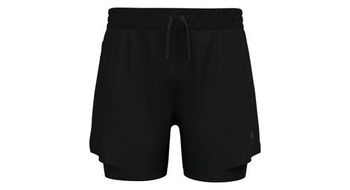 Pantalon corto 2 en 1 odlo zeroweight 5   negro