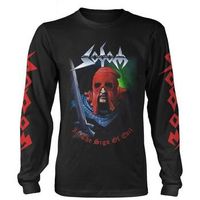 sodom camiseta manga larga in the sign of evil para mujer