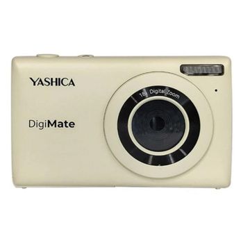 Cámara Digital Compacta Yashica DigiMate 64 MP 18x Zoom Digital Sensor CMOS 4K Ultra HD Blanco