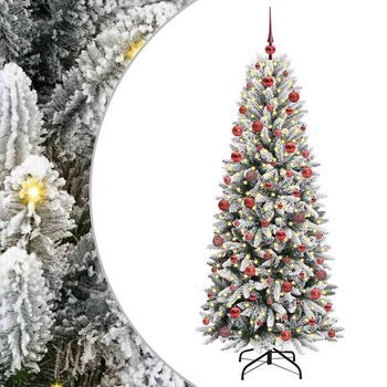 Árbol De Navidad Artificial Blanco 180 Cm Vidaxl