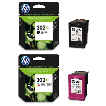 Original Multipack HP OfficeJet 4652 All-in-One Printer Ink Cartridges (2 Pack) -F6U68AE