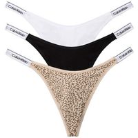 calvin klein jeans braguitas dipped thong 3pk para mujer