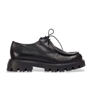 Wonders para mujer. C-7514 Mocasines de piel Goodfly negro (36), Plano, Cordones, Casual