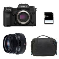 camara mirrorless fujifilm x-h2 402mp 8k 35mm f2 wifi bluetooth  bolsa tarjeta 8gb