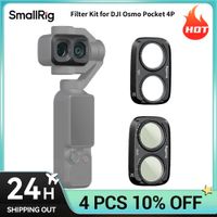 kit de filtros smallrig 4p para dji osmo pocket 4p filtro vnd1-5 cpl con pano de limpieza para dji osmo pocket 4p 6648