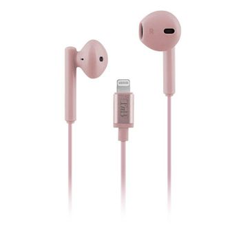 Auriculares TnB CURV con cable Lightning, micrófono y controles, rosa