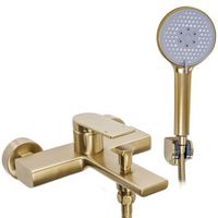 grifo de banera rea verso brush gold