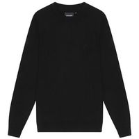 lyle  scott jersey kn2121vc tonal crew mwrino-z86 black para hombre